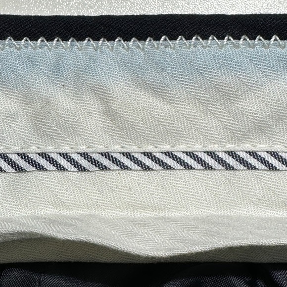 J. Crew Maddie Mid Rise Slim Straight Leg Pant Two Way Stretch Navy Women 8 - Picture 9 of 10